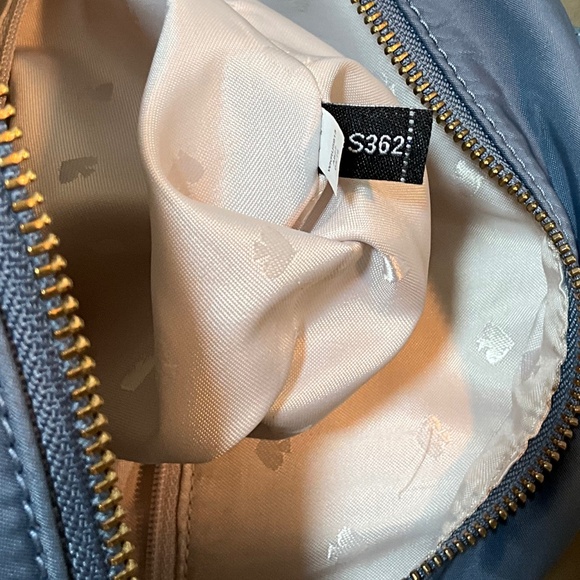 Kate Spade  Blue nylon backpack.   9-H6Eb - Picture 7 of 10